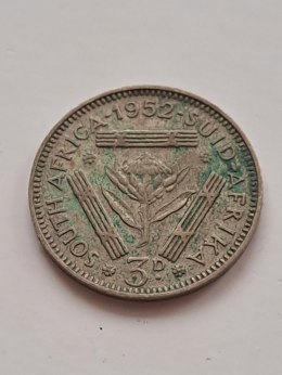 Suid Afrika 3 pensy Jerzy VI 1952 r