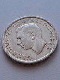 Wielka Brytania 1/2 Crown Jerzy VI 1938 r