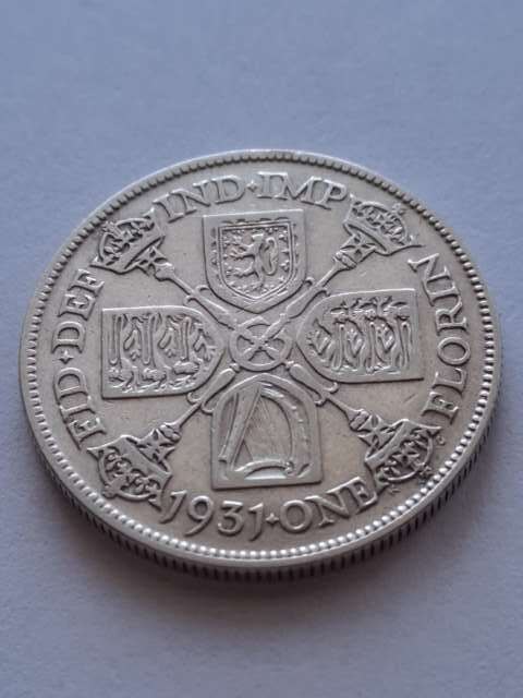 Wielka Brytania 1 Florin Jerzy V 1931 r