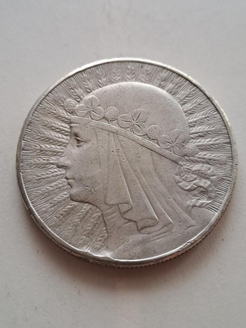 10 zł Głowa Kobiety 1933 r