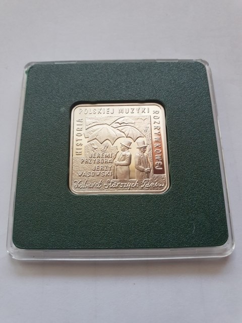 10 zł Przybora Wasowski 2011 r kwadrat