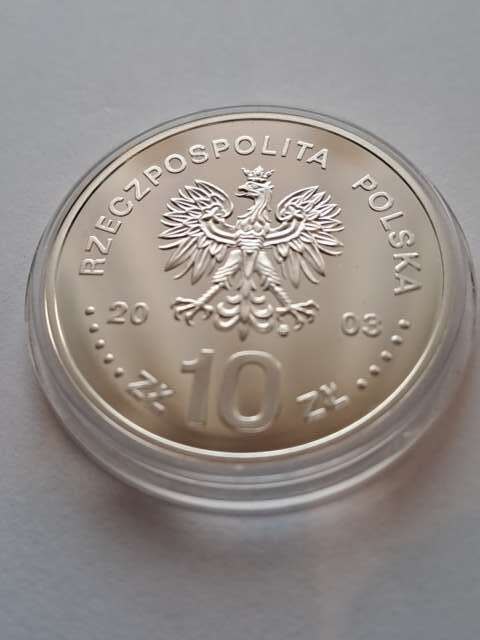 10 zł Stanisław Leszczynski Popiersie 2003 r