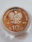 10 zł Zygmunt lll Waza 1998 r popiersie