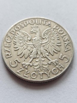 5 zł Głowa Kobiety 1933 r