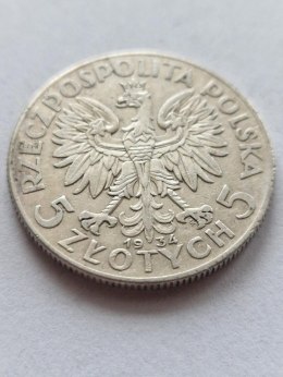 5 zł Głowa Kobiety 1934 r