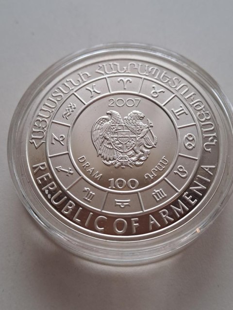 Armenia 100 Dram Koziorożec 2007 r