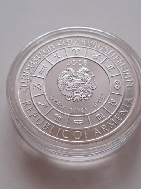 Armenia 100 Dram Lew 2008 r