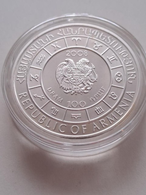 Armenia 100 Dram Rak 2008 r