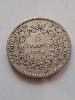 Francja 5 Franków Herkules 1875 r