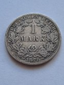 Niemcy 1 Marka Wilhelm I 1876 r A