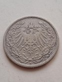 Niemcy 1/2 Marki Wilhelm II 1905 r A