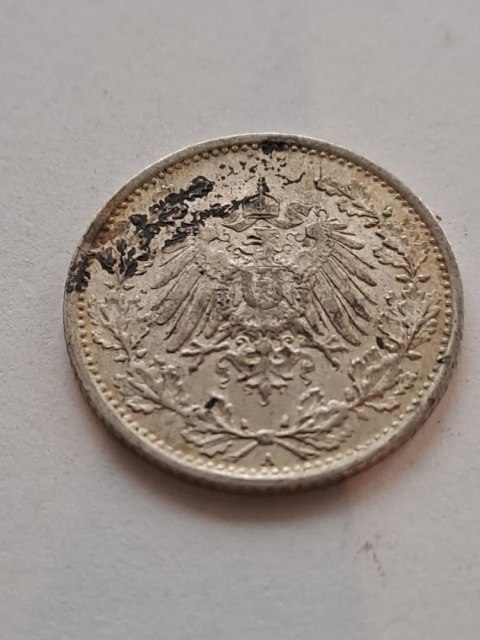 Niemcy 1/2 Marki Wilhelm II 1915 r A