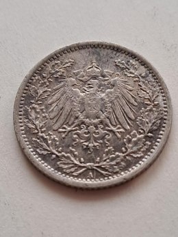Niemcy 1/2 Marki Wilhelm II 1916 r A