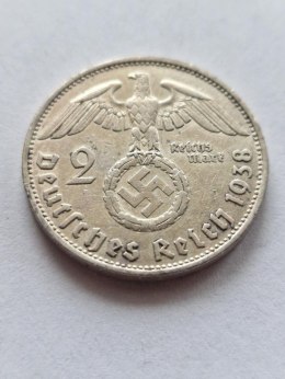 Niemcy 2 Marki Hindenburg 1938 r B