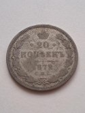Rosja 20 Kopiejek 1872 r