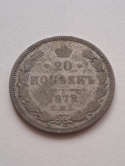 Rosja 20 Kopiejek 1872 r