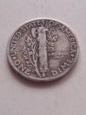 USA 10 Centów Mercury 1927 r