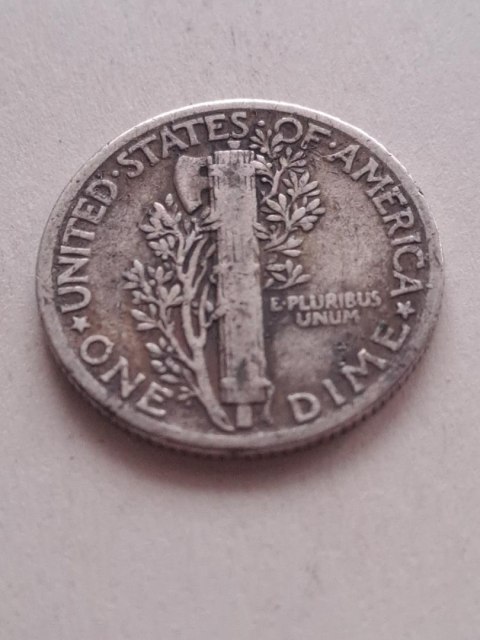 USA 10 Centów Mercury 1927 r