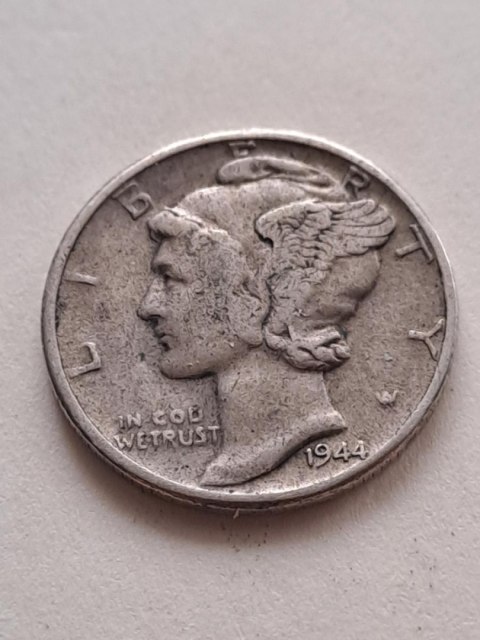 USA 10 Centów Mercury 1944 r