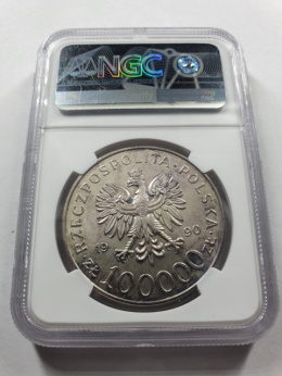 100 tys Solidarność typ A 1990 r NGC MS 64