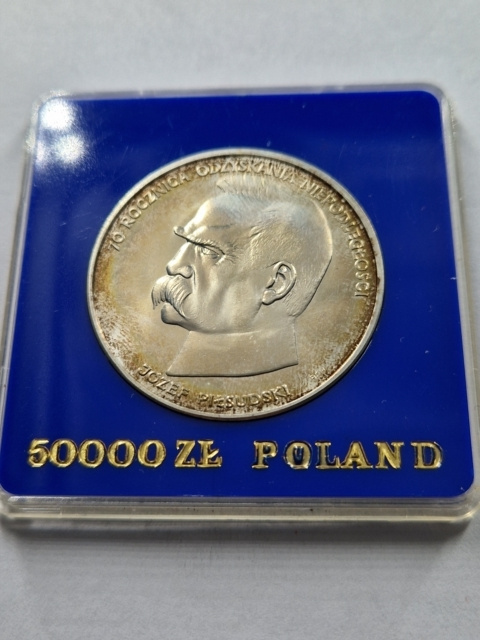 50 tys Józef Piłsudski 1988 r