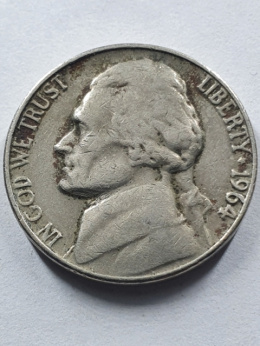 USA 5 Centów 1964 r