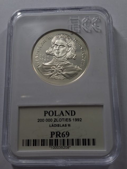 200 tys Władysław III Warneńczyk 1992 r