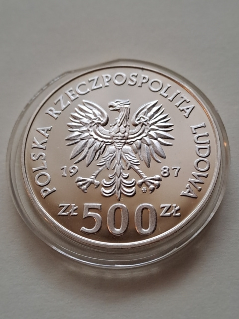 500 zł Igrzyska Seul 1987 r