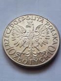 10 zł Głowa Kobiety 1932 r bez znaku