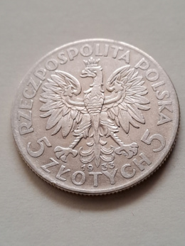 5 zł Głowa Kobiety 1933 r