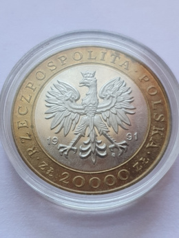 20 tys Mennica Warszawska 1991 r