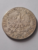 5 zł Głowa Kobiety 1933 r