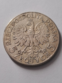 5 zł Głowa Kobiety 1933 r