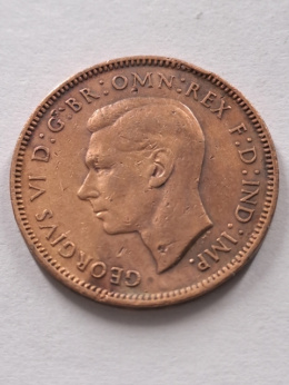 Wielka Brytania 1 Farthing 1943 r