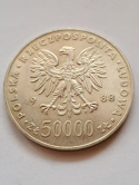 50 tys Józef Piłsudski 1988 r