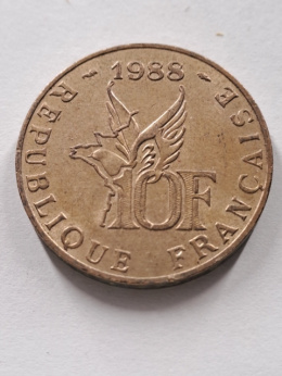 Francja 10 Franków 1988 r