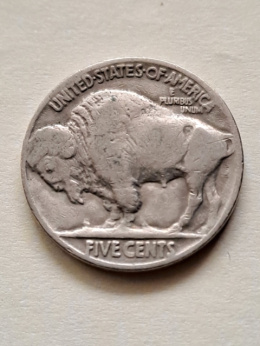 USA 5 Centów Buffalo 1936 r