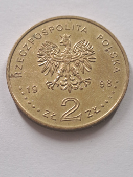 2 zł Adam Mickiewicz 1998 r