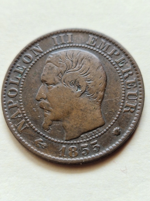 Francja 5 Centimes 1855 r