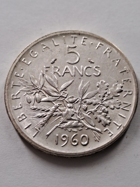 Francja 5 Franków 1960 r