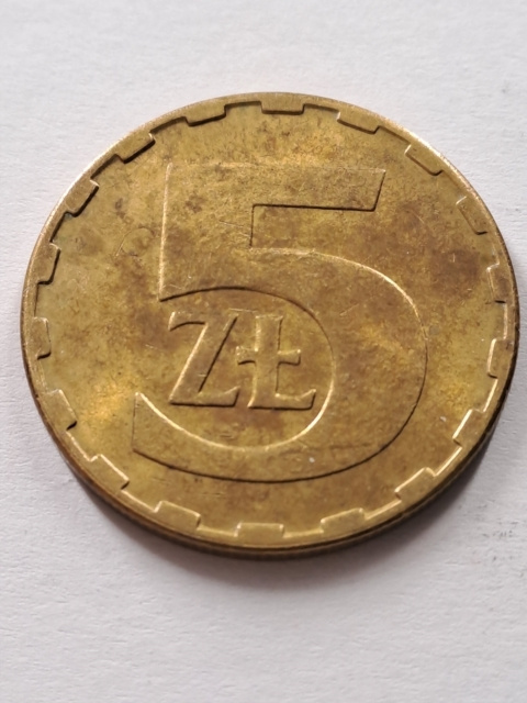 5 złotych 1986 r