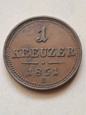 Austria 1 Krajcar Franciszek Józef I 1851 r B