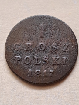 Królestwo Polskie 1 Grosz Polski 1817 r