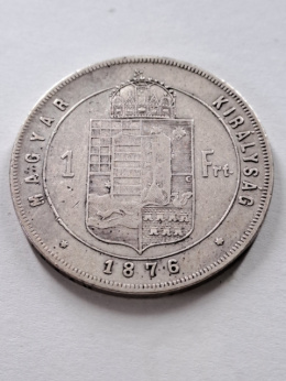 Węgry 1 Forint Franciszek Józef I 1876 r