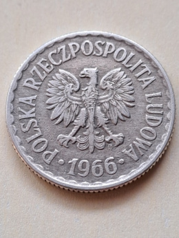 1 złoty 1966 r