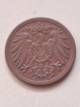 Niemcy 1 Pfenning Wilhelm II 1913 r A