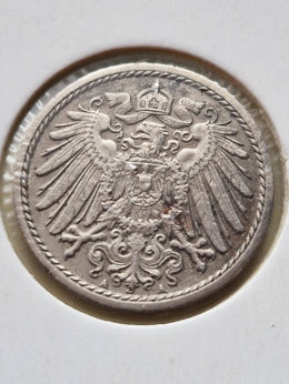 Niemcy 5 Pfenning Wilhelm II 1912 r A