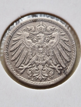 Niemcy 5 Pfenning Wilhelm II 1912 r A