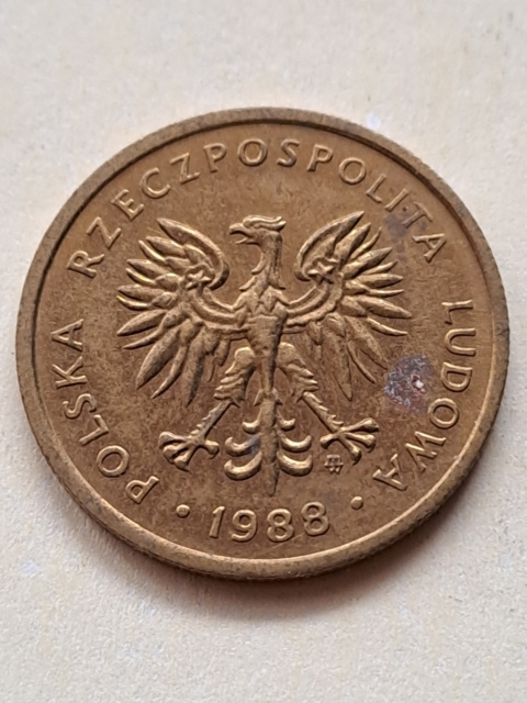 2 złote 1988 r