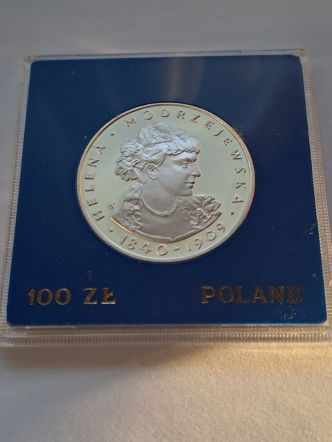 100 zł Helena Modrzejewska 1975 r